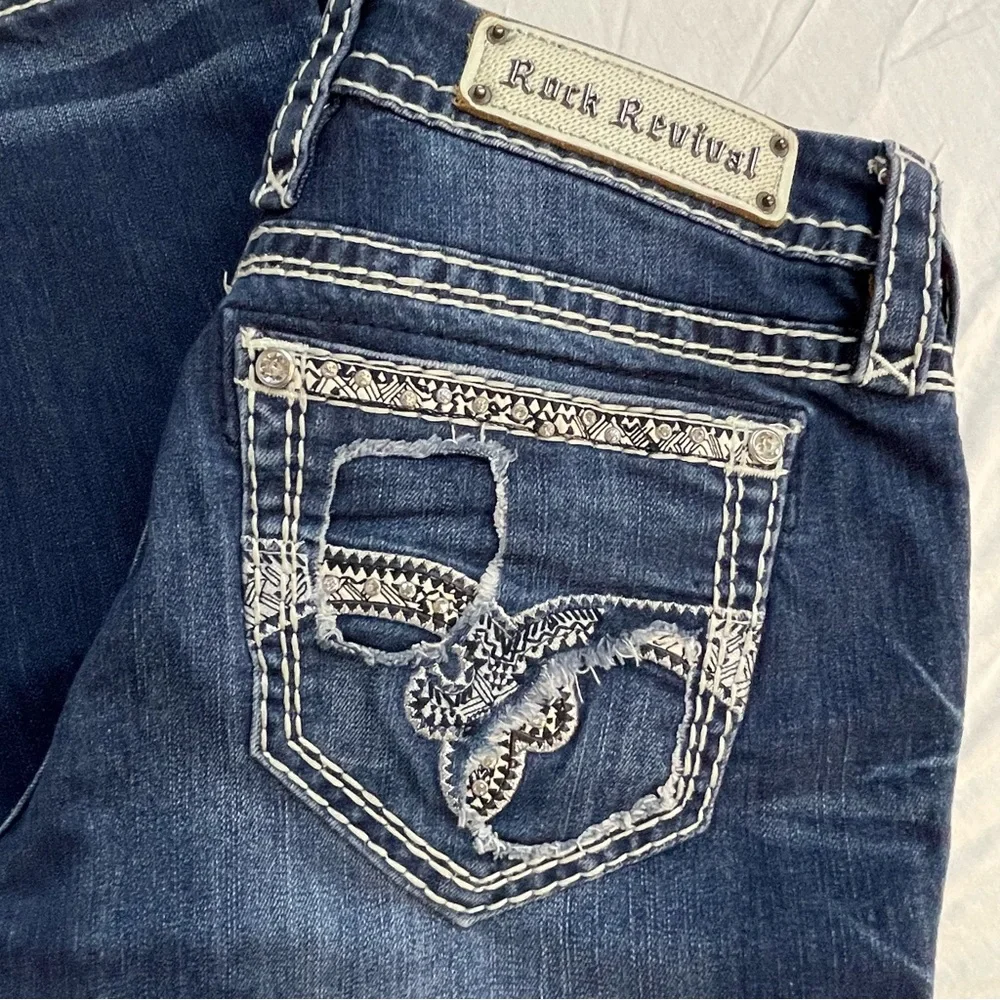 Rock Revival Women's Dark Blue Boot Cut Jeans